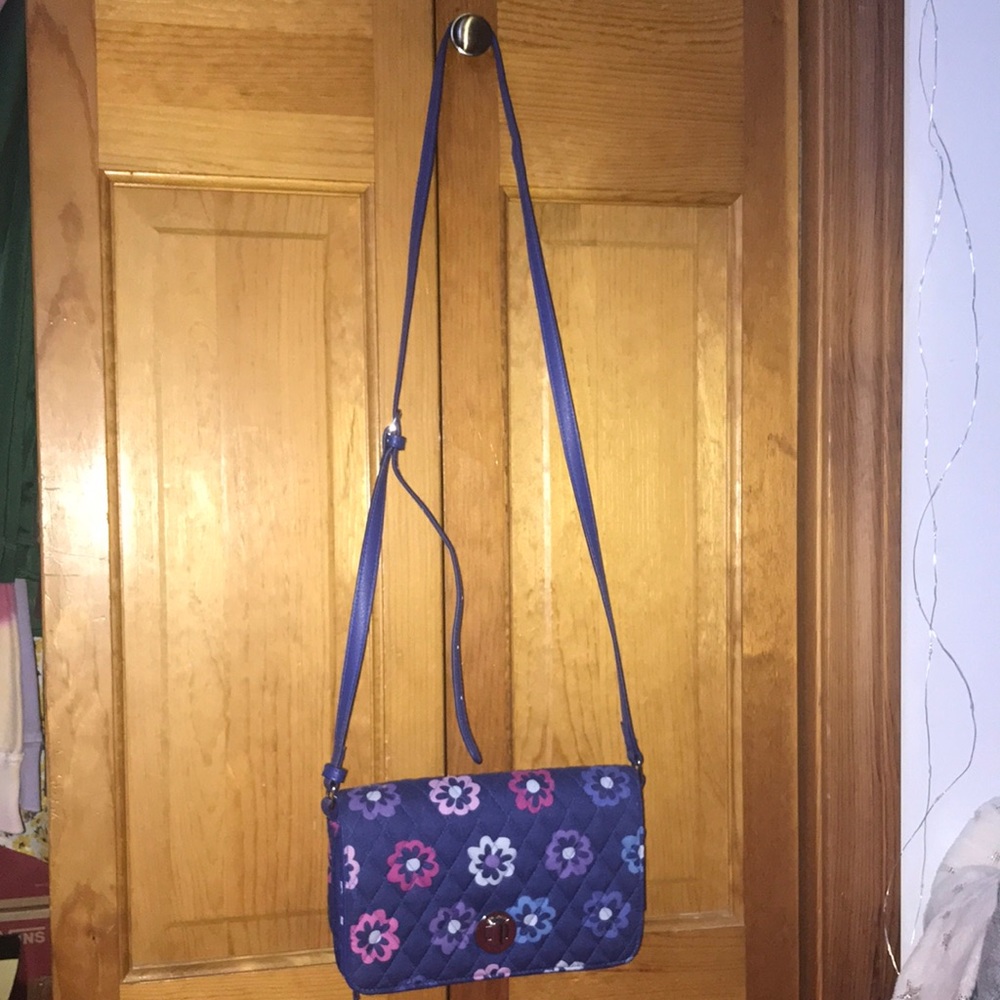 vera bradley blue crossbody bag